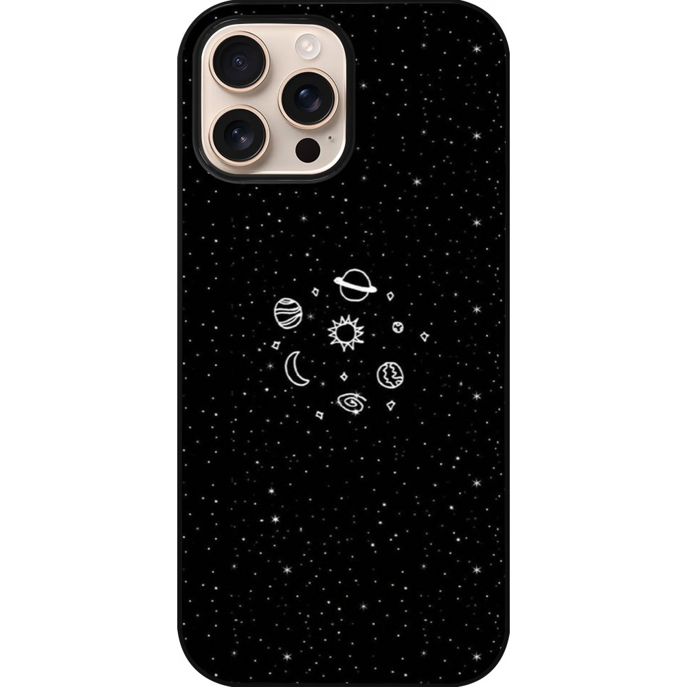 Coque iPhone 16 Pro Max - Space Doodle