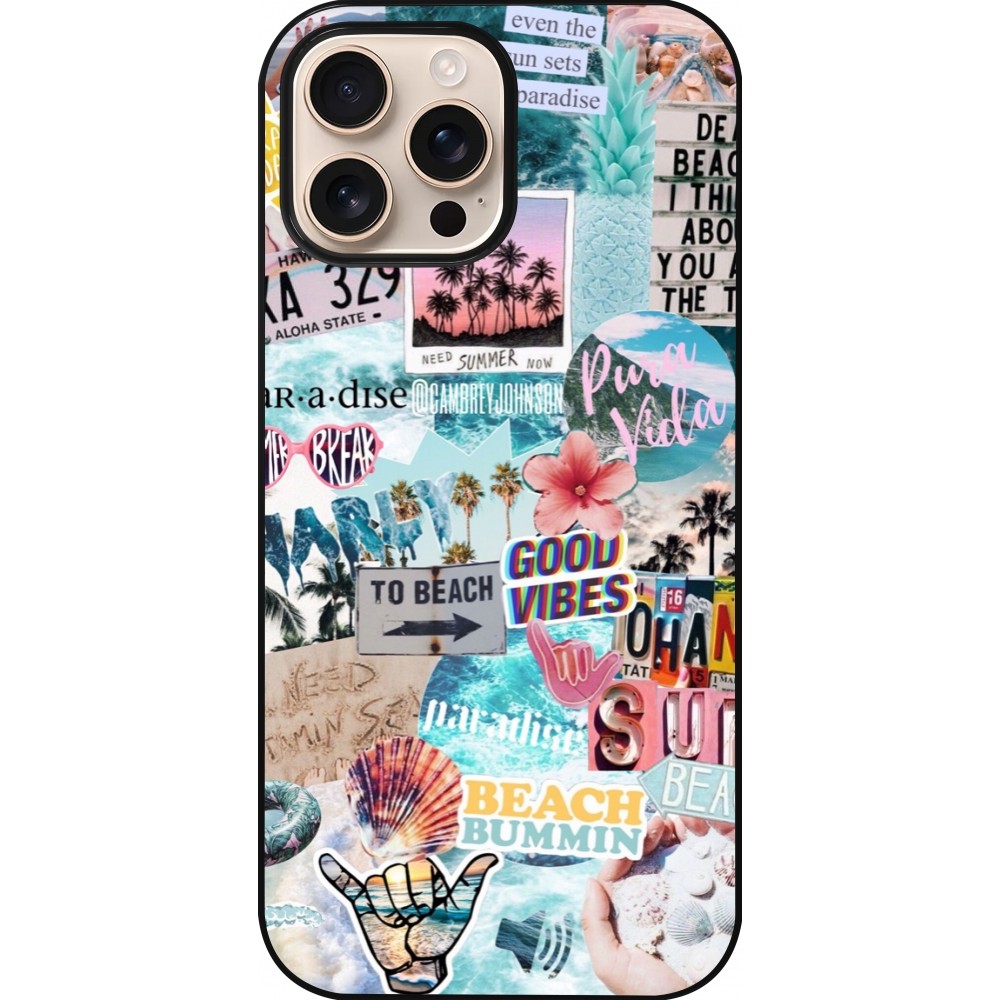 Coque iPhone 16 Pro Max - Summer 20 collage