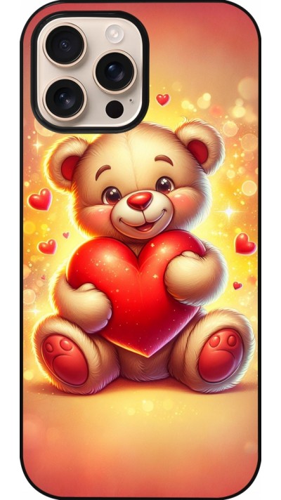 Coque iPhone 16 Pro Max - Valentine 2024 Teddy love