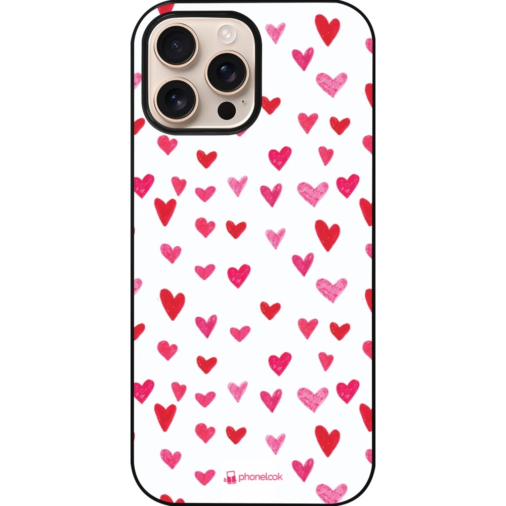 Coque iPhone 16 Pro Max - Valentine 2022 Many pink hearts