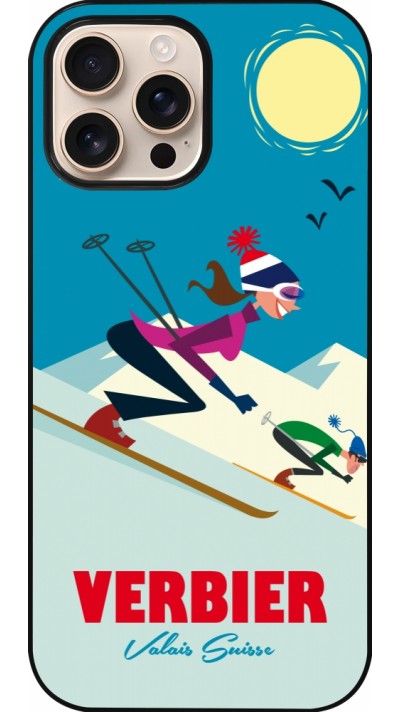 Coque iPhone 16 Pro Max - Verbier Ski Downhill