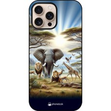 iPhone 16 Pro Max Case Hülle - Afrikanisches Wildleben