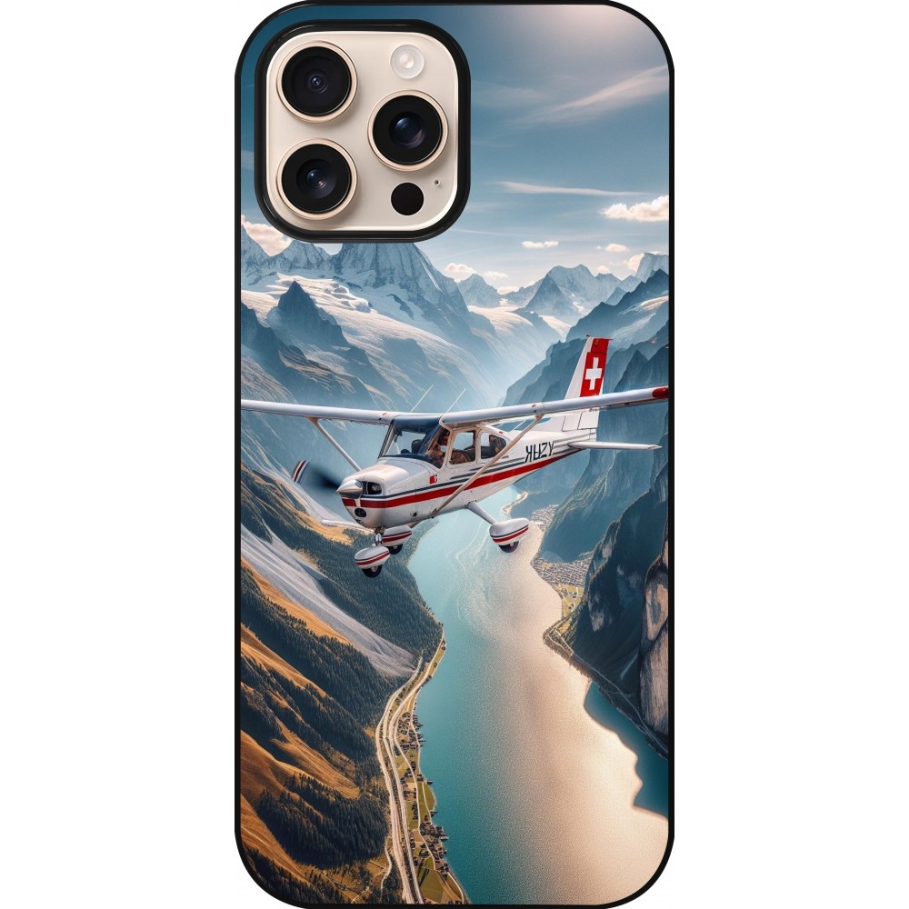 Coque iPhone 16 Pro Max - Vol Alpin Suisse