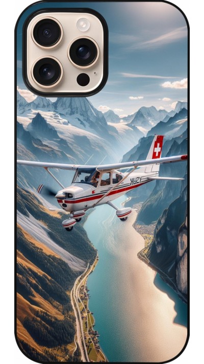 Coque iPhone 16 Pro Max - Vol Alpin Suisse