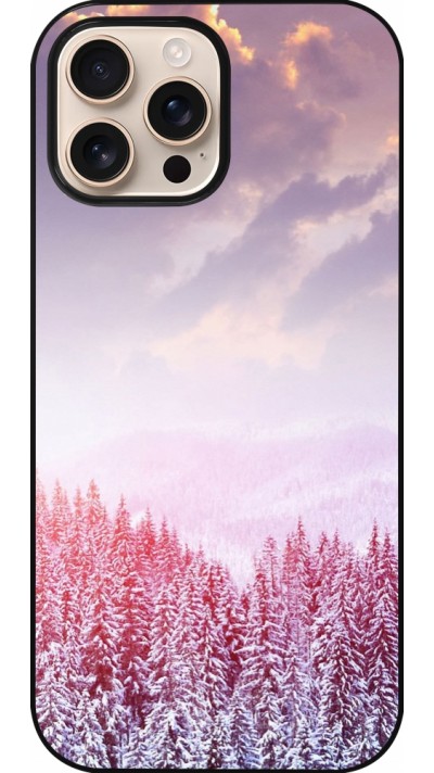 Coque iPhone 16 Pro Max - Winter 22 Pink Forest