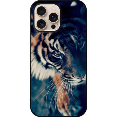 Coque iPhone 16 Pro Max - Silicone rigide noir Incredible Lion