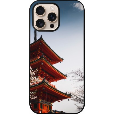 Coque iPhone 16 Pro Max - Silicone rigide noir Spring 23 Japan