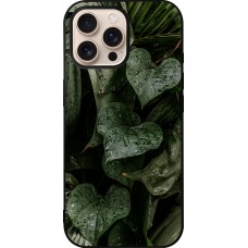 Coque iPhone 16 Pro Max - Silicone rigide noir Spring 23 fresh plants