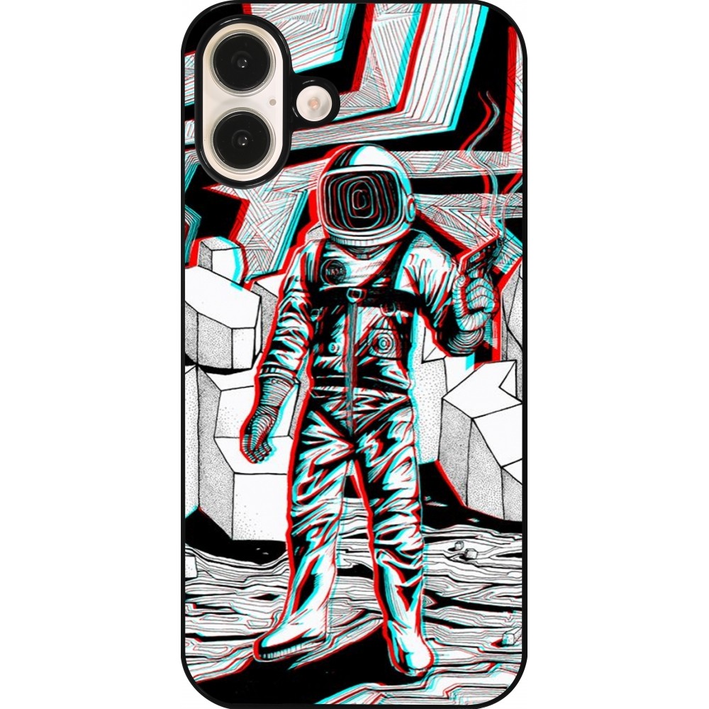 Coque iPhone 16 Plus - Anaglyph Astronaut