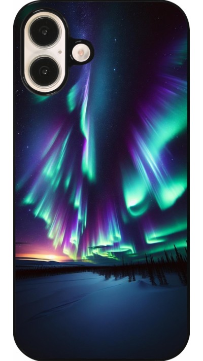 iPhone 16 Plus Case Hülle - Funkelndes Nordlicht