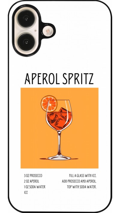 Coque iPhone 16 Plus - Cocktail recette Aperol Spritz