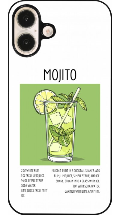 Coque iPhone 16 Plus - Cocktail recette Mojito