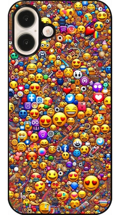 Coque iPhone 16 Plus - Emoji mixed