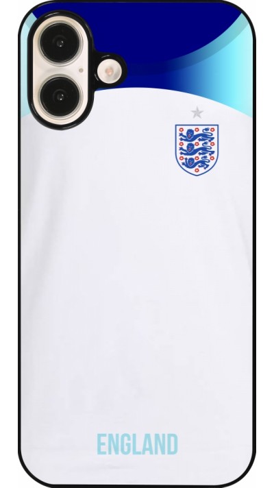 Coque iPhone 16 Plus - Maillot de football Angleterre 2022 personnalisable