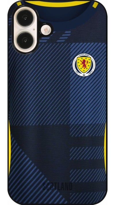 Coque iPhone 16 Plus - Maillot de football Ecosse personnalisable