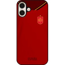 iPhone 16 Plus Case Hülle - Spanien 2022 personalisierbares Fußballtrikot