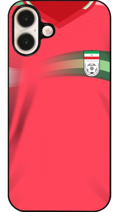 Coque iPhone 16 Plus - Maillot de football Iran 2022 personnalisable