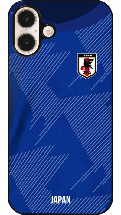 Coque iPhone 16 Plus - Maillot de football Japon 2022 personnalisable