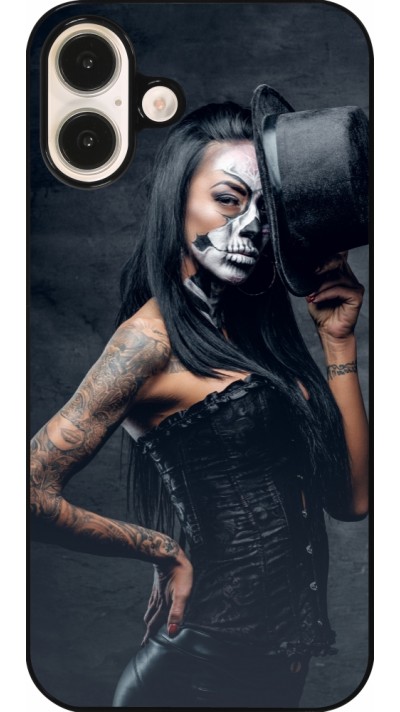 Coque iPhone 16 Plus - Halloween 22 Tattooed Girl