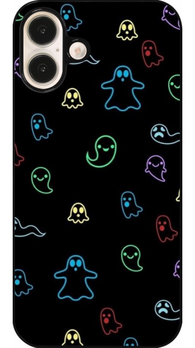 Coque iPhone 16 Plus - Halloween 2024 colorful ghosts