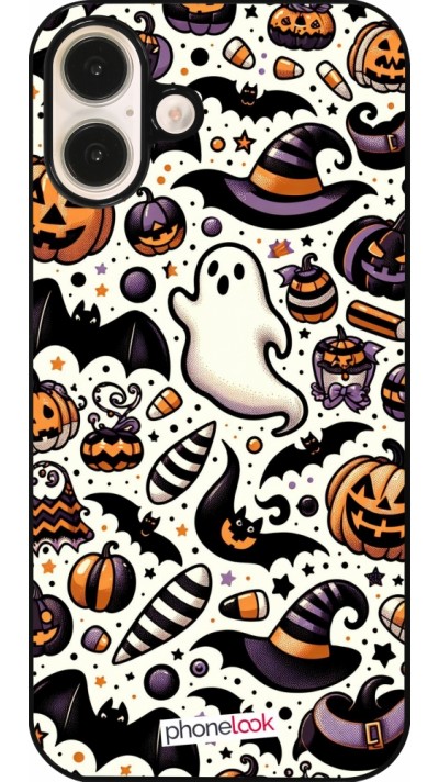 Coque iPhone 16 Plus - Halloween 2024 Cute Pattern