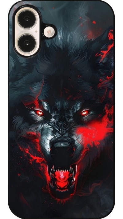 Coque iPhone 16 Plus - Halloween 2024 mad werewolf