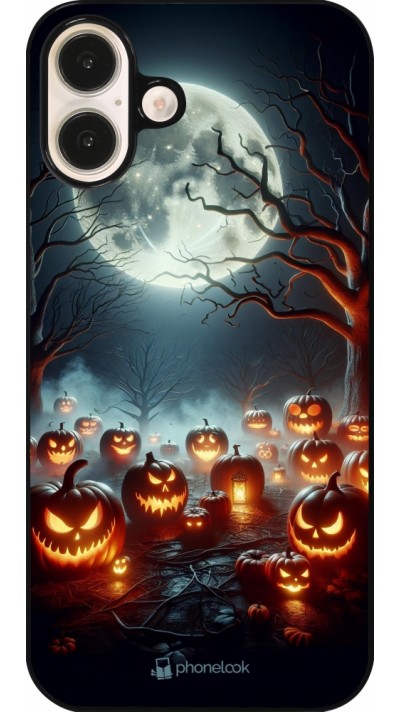 Coque iPhone 16 Plus - Halloween 2024 Many Pumpkins