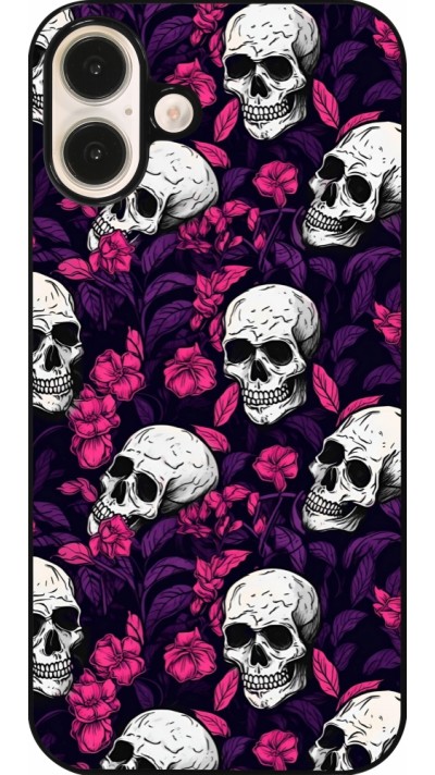 Coque iPhone 16 Plus - Halloween 2024 romantic skulls