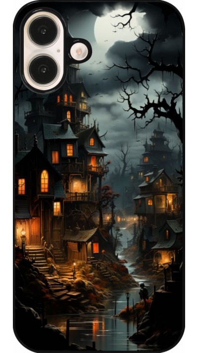 Coque iPhone 16 Plus - Halloween 2024 scary town