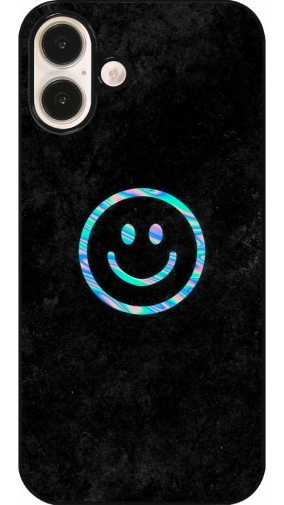 Coque iPhone 16 Plus - Happy smiely irisé