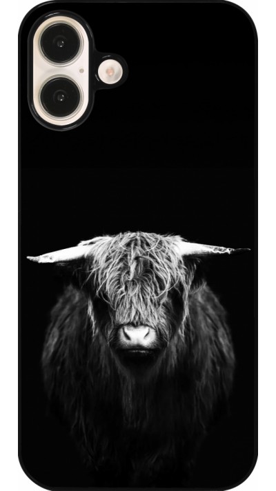 Coque iPhone 16 Plus - Highland calf black