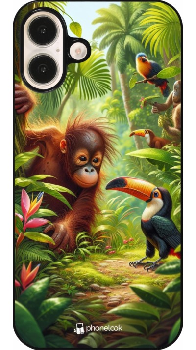 Coque iPhone 16 Plus - Jungle Tropicale Tayrona