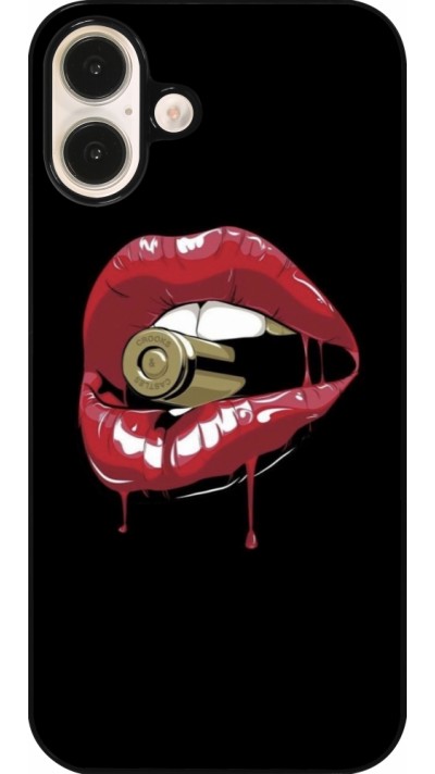 Coque iPhone 16 Plus - Lips bullet