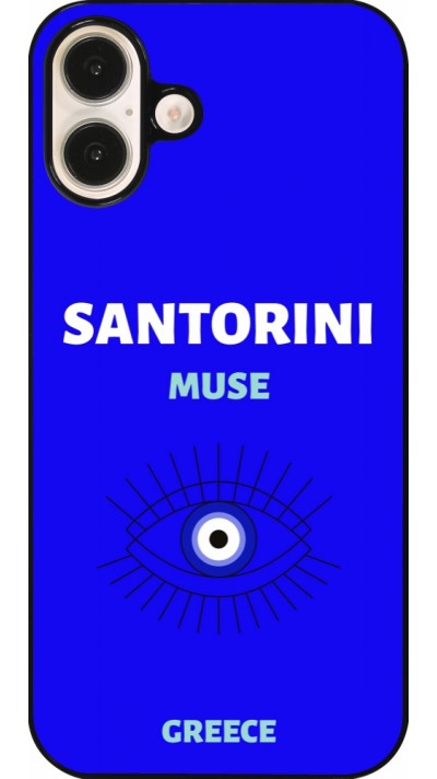 iPhone 16 Plus Case Hülle - Pop Summer Destination Santorini