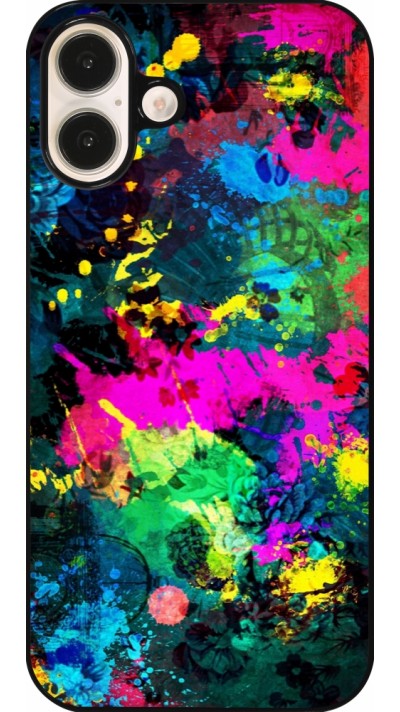 Coque iPhone 16 Plus - Splash paint