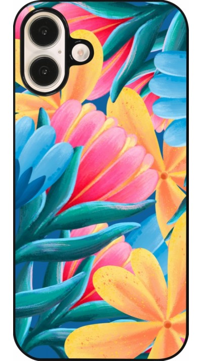 Coque iPhone 16 Plus - Spring 23 colorful flowers