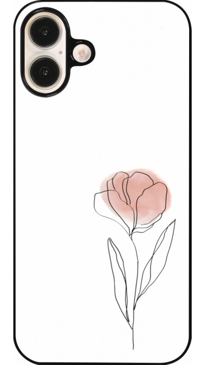 Coque iPhone 16 Plus - Spring 23 minimalist flower