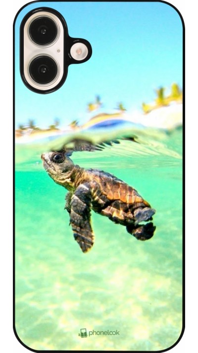 Coque iPhone 16 Plus - Turtle Underwater