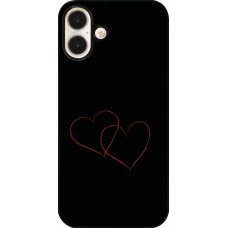 Coque iPhone 16 Plus - Valentine 2023 attached heart