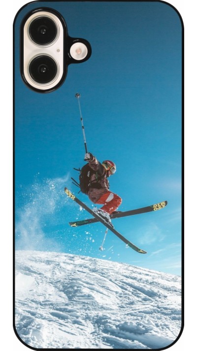 Coque iPhone 16 Plus - Winter 22 Ski Jump