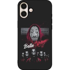 Coque iPhone 16 Plus - Silicone rigide noir Bella Ciao