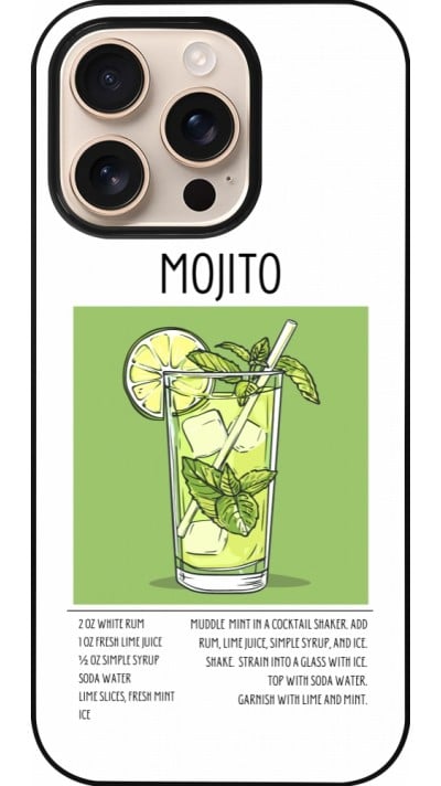 Coque iPhone 16 Pro - Cocktail recette Mojito