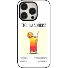 iPhone 16 Pro Case Hülle - Cocktail Rezept Tequila Sunrise