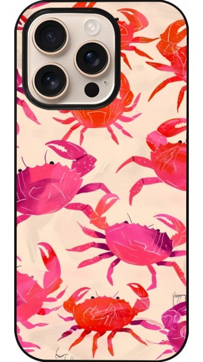 Coque iPhone 16 Pro - Crabs Paint