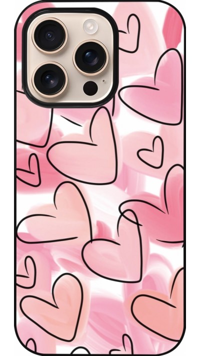 Coque iPhone 16 Pro - Easter 2023 pink hearts