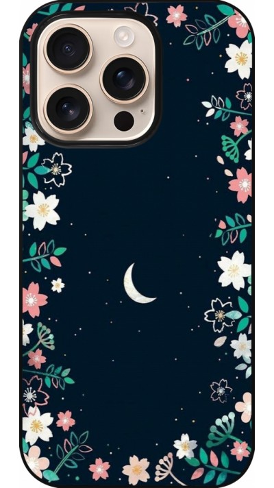 Coque iPhone 16 Pro - Flowers space