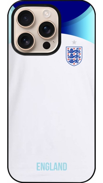 Coque iPhone 16 Pro - Maillot de football Angleterre 2022 personnalisable