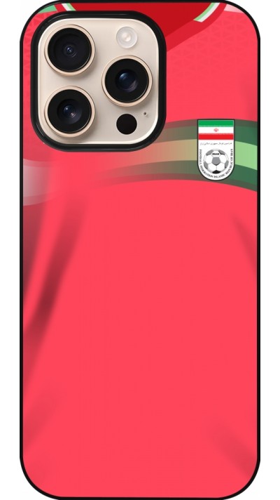 Coque iPhone 16 Pro - Maillot de football Iran 2022 personnalisable