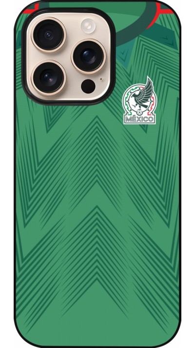 Coque iPhone 16 Pro - Maillot de football Mexique 2022 personnalisable