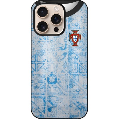 iPhone 16 Pro Case Hülle - Portugal Away personalisierbares Fussballtrikot